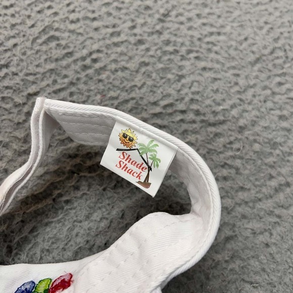 Pensacola Florida Hat Cap Womens Visor One Size Shade Shack Sun Visor Flip Flops - Picture 2 of 3